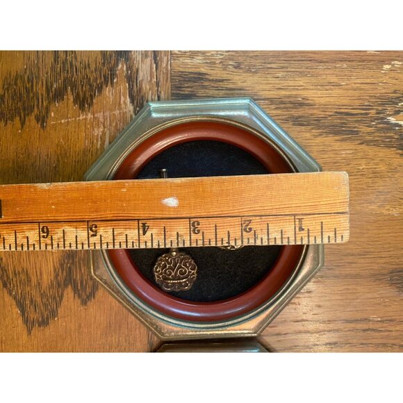 Vtg 2 Wall  Ornate Skeleton Key Heart Lock Gallery Wall Octagon Gothic MCM - Picture 7 of 7